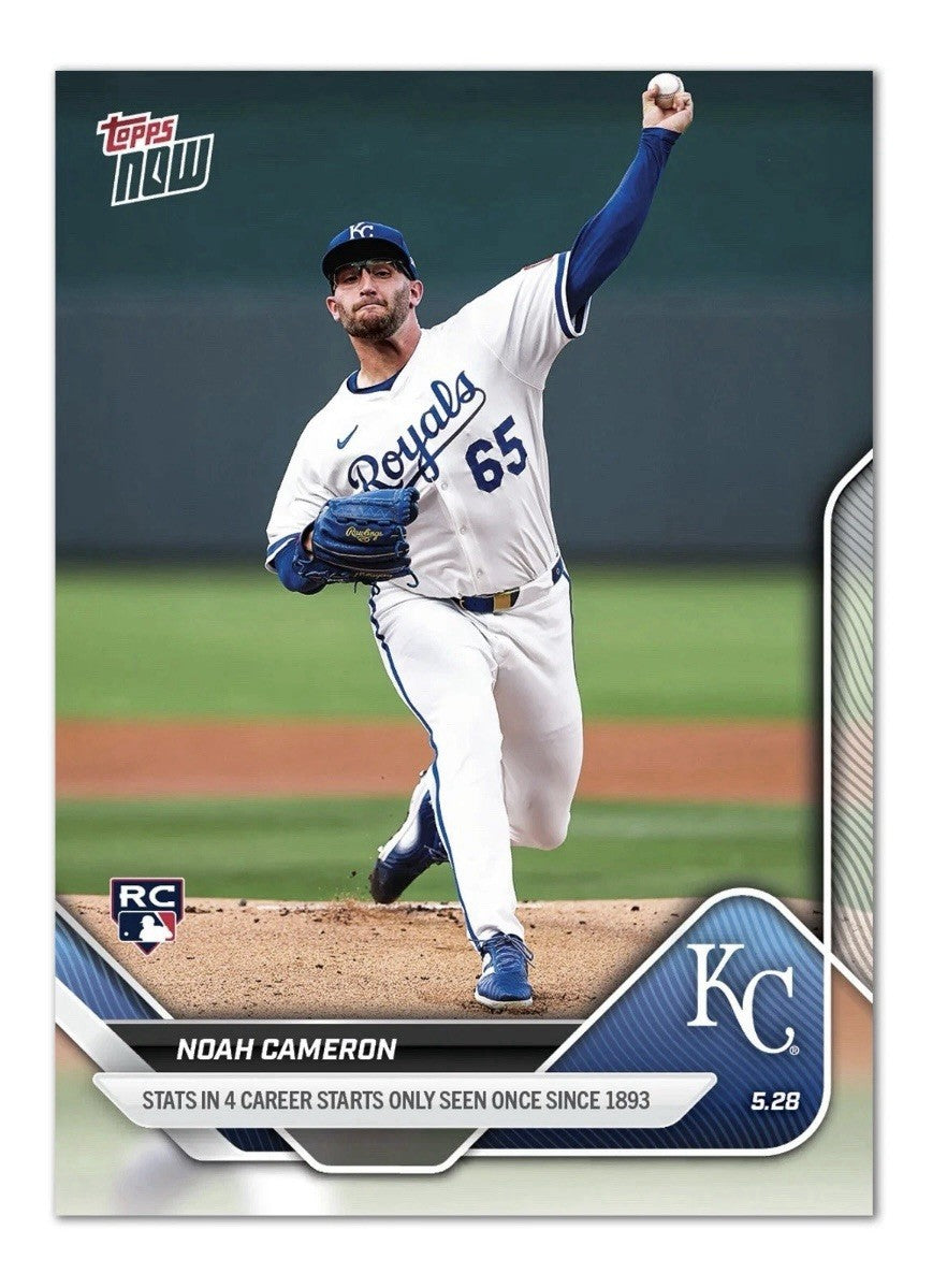 Noah Cameron RC* Kansa City Royals 2025 MLB Topps NOW Card #228 LIMITED EDITION*