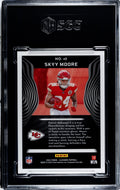 Skyy Moore* RC* 2022 Illusions Football Card 45 - NFL Kansas City Chiefs SGC 9.5