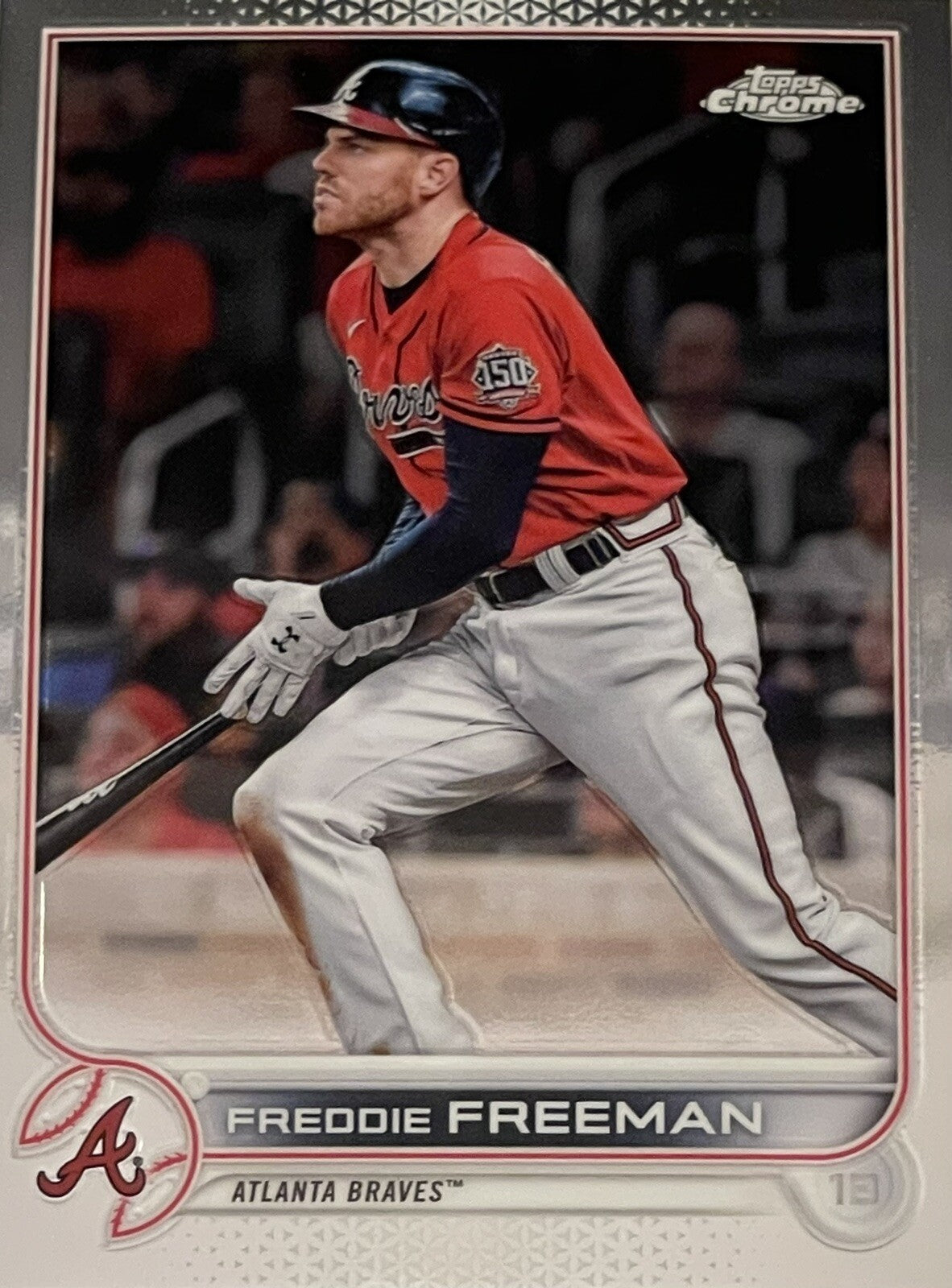Freddie Freeman* - 2022 Topps Chrome Card #14 - MLB Atlanta Braves - WS Champion