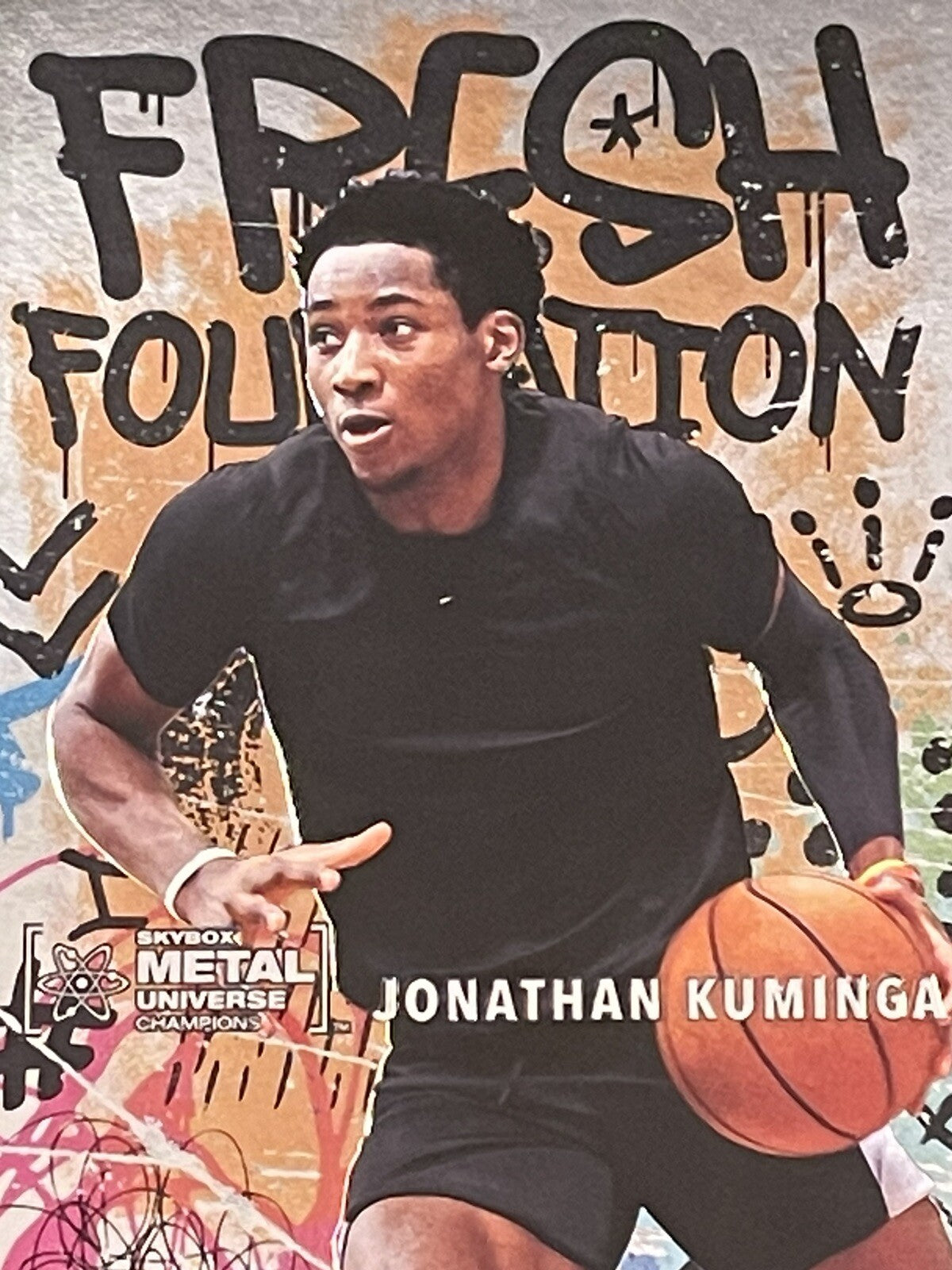 JONATHAN KUMINGA 2021 SKYBOX METAL UNIVERSE CHAMPIONS FRESH FOUNDATION COPPER.