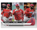 2025 MLB Topps Now NETO/MIKE TROUT/ADELL LA Angels #249 Back/Back/Back HR Fenway
