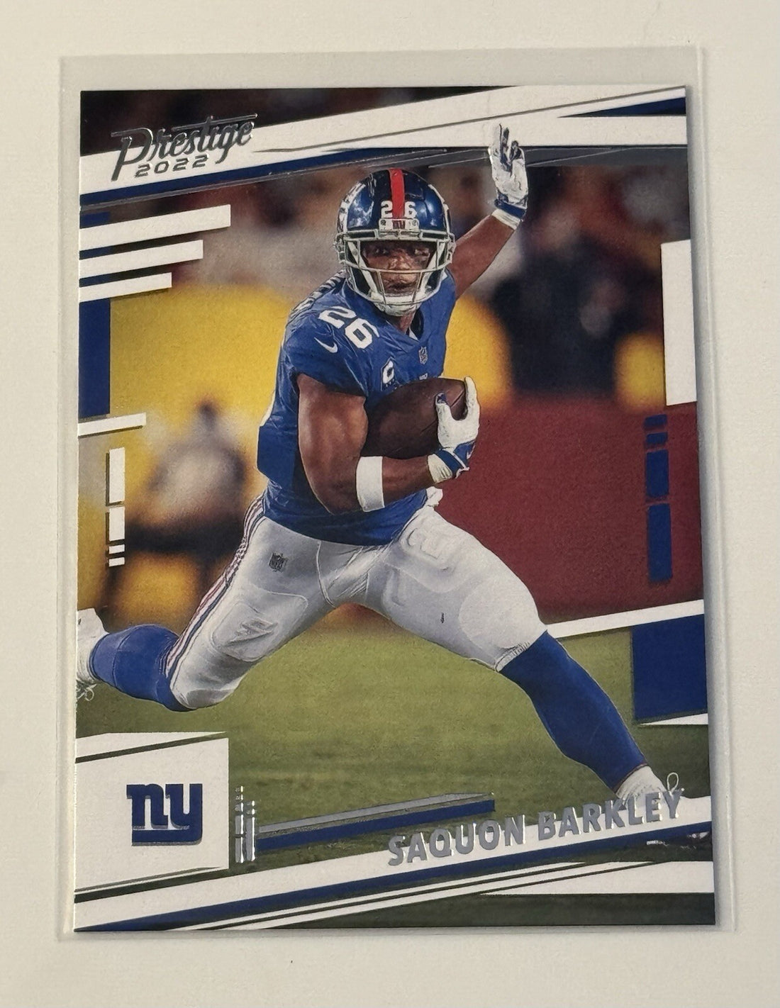 2022 Prestige Football Saquon Barkley - NFL New York Giants RB Card #217 - MINT!