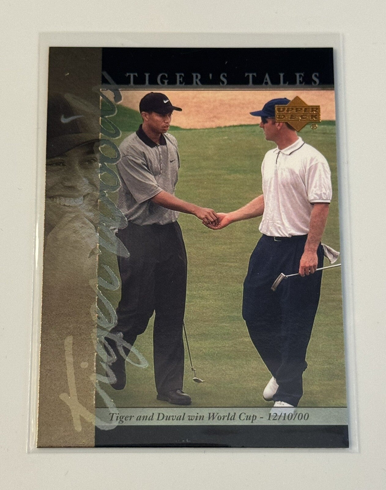 2001 Upper Deck Tiger Woods* UD Tiger's Tales Rookie #TT30 - PGA Tour Golf Card*
