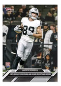 Brock Bowers RC 2024 Topps Now #17 Rookie TE Receiving Record - LIMITED EDITION!