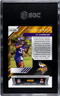 Ty Chandler* 31/199 Rookie Auto 2022 Panini XR NFL Minnesota Vikings #155 SGC 10