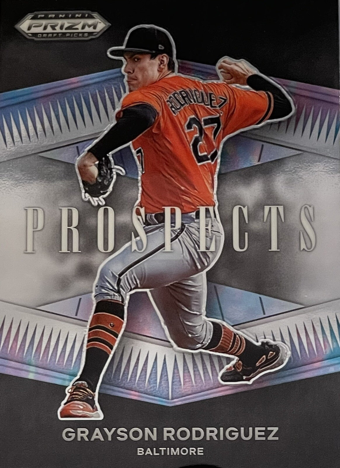 GRAYSON RODRIGUEZ 2021 Prizm Draft Picks Prospects P-GR MLB #7 Prospect Orioles*