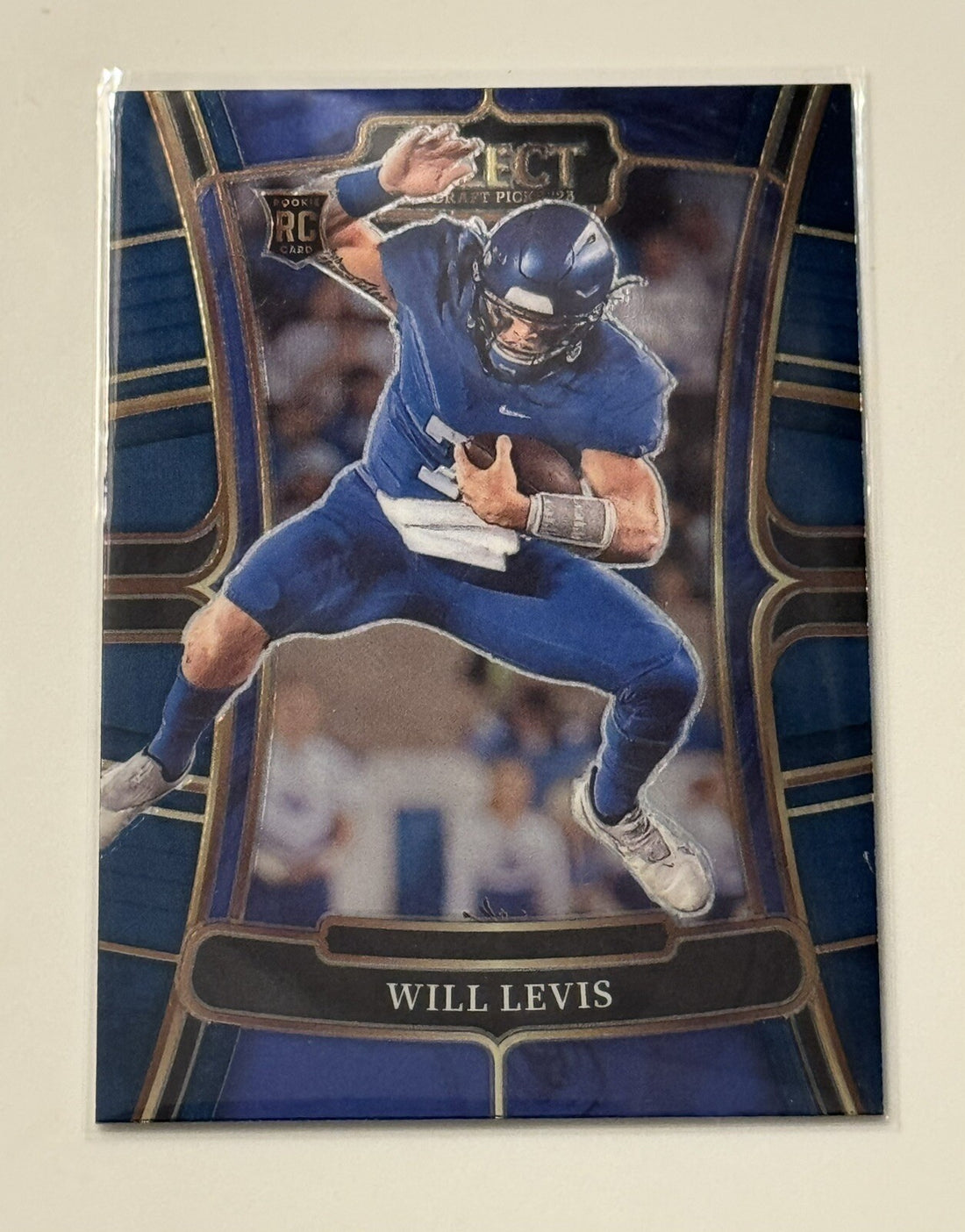 Will Levis RC - 2023 Panini Select Draft Picks - Concourse Blue #3 - NFL Titans*