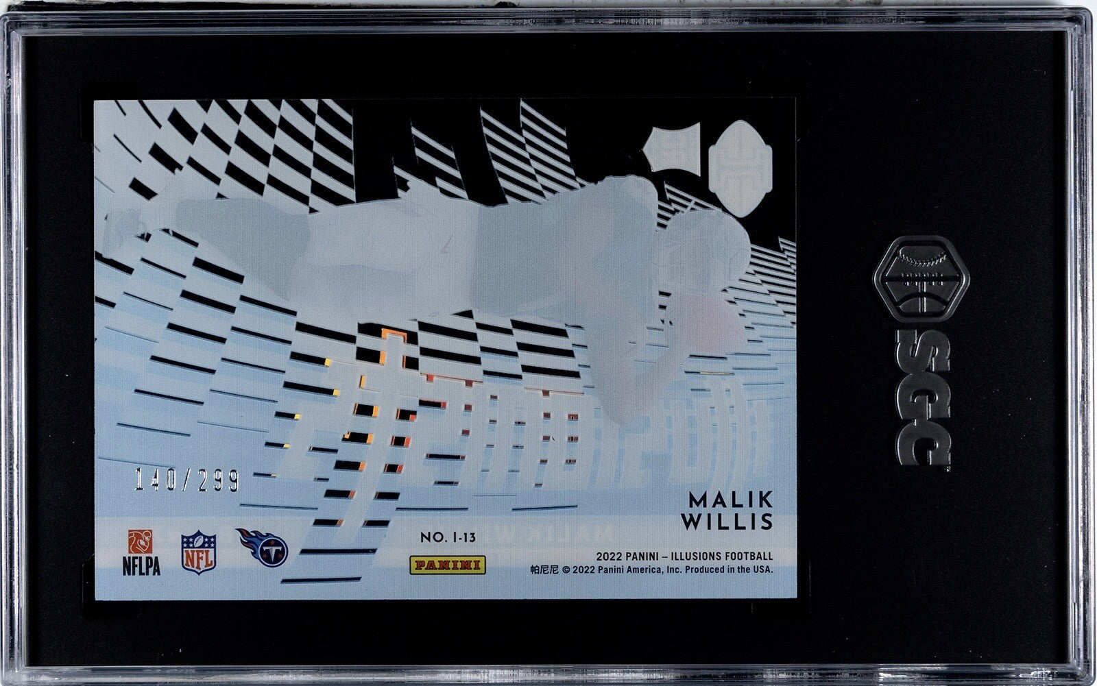 2022 Panini Illusions Illusionists Malik Willis Light Blue /140/299 NFL  Titans*