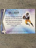 2022 Sage High Series Sneak Peak  Auto #SPA-XV Xazavian Valladay - 68/100 -  ASU
