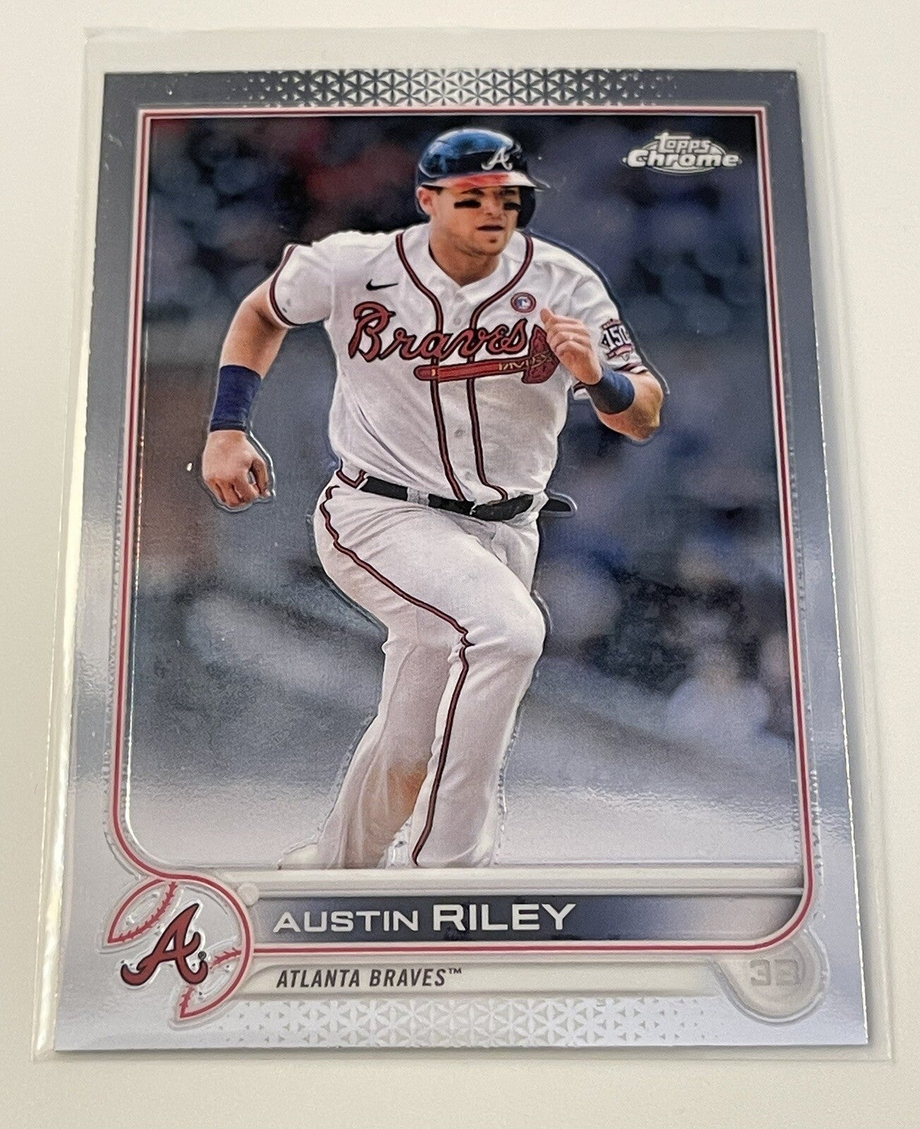 2022 Topps Chrome - Austin Riley* 3B - MLB NL  Atlanta Braves Baseball Card #116