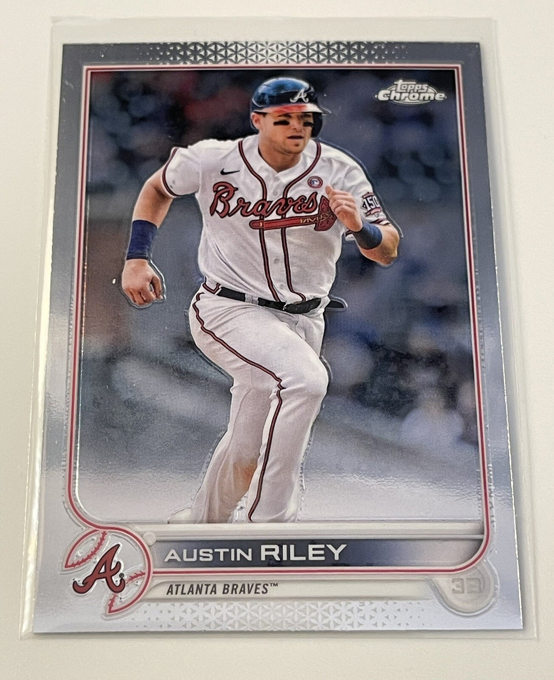 2022 Topps Chrome - Austin Riley* 3B - MLB NL  Atlanta Braves Baseball Card #116