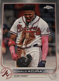 RONALD ACUNA JR 2022 Topps Chrome Card #165 MLB Atlanta Braves WS Champion