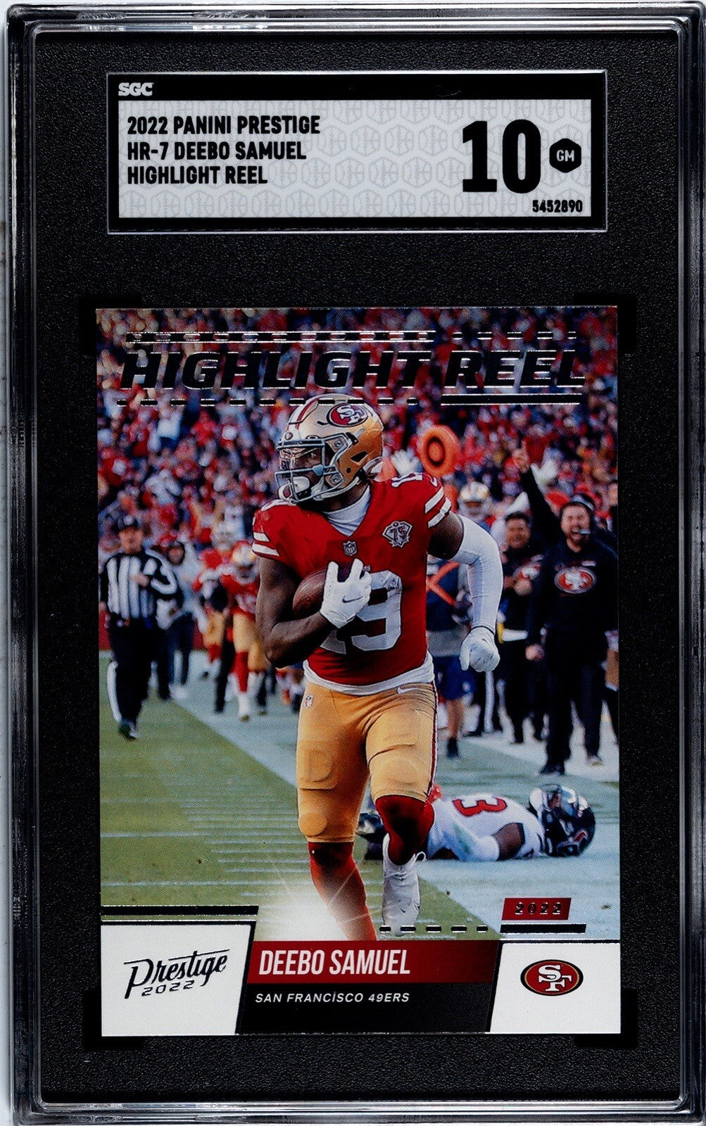2022 Panini Prestige Deebo Samuel Highlight Reel #HR7 Card NFL SF 49ers Football