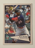 2022 Topps X Naturel 1952 Baseball BYRON BUXTON #15 Collection Edt. Foil Twins