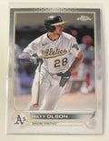 2022 Topps Chrome - Matt Olson* Card #148 - MLB Oakland Athletics/MLB Braves ATL