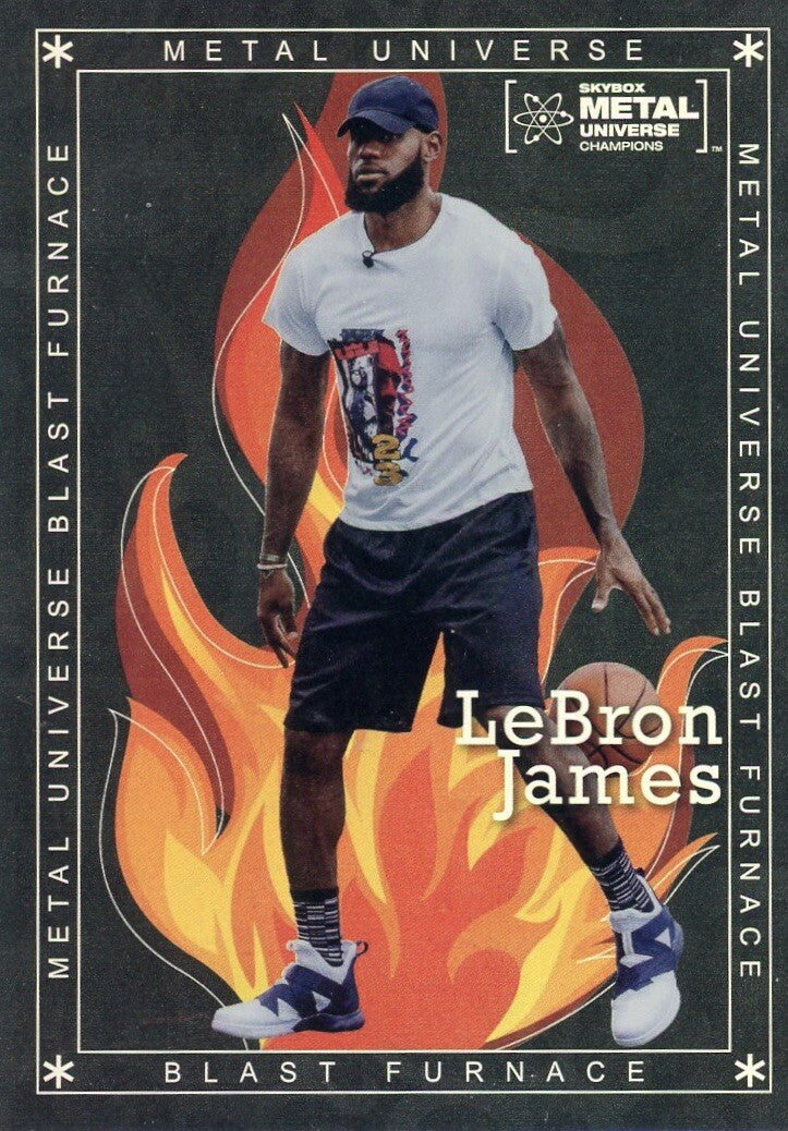 Lebron James* 2021 SKYBOX METAL UNIVERSE CHAMPIONS - Card #BF-24 - Blast Furnace