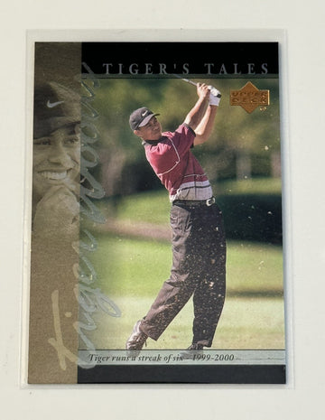2001 Upper Deck Tiger Woods* UD Tiger's Tales Rookie #TT20 - PGA Tour Golf Card*