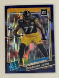 2023 Donruss Optic Broderick Jones Rated RC Gold* Hyper NFL Steelers Rookie #285