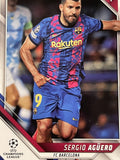 Sergio Aguero 2021-22 Topps Chrome UEFA Champions League Soccer UCL 39 Barcelona