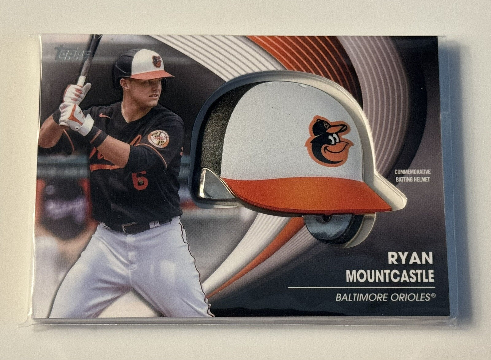 2022 Topps Series 2 Ryan Mountcastle* Batting Helmet Relic MLB Baltimore Orioles