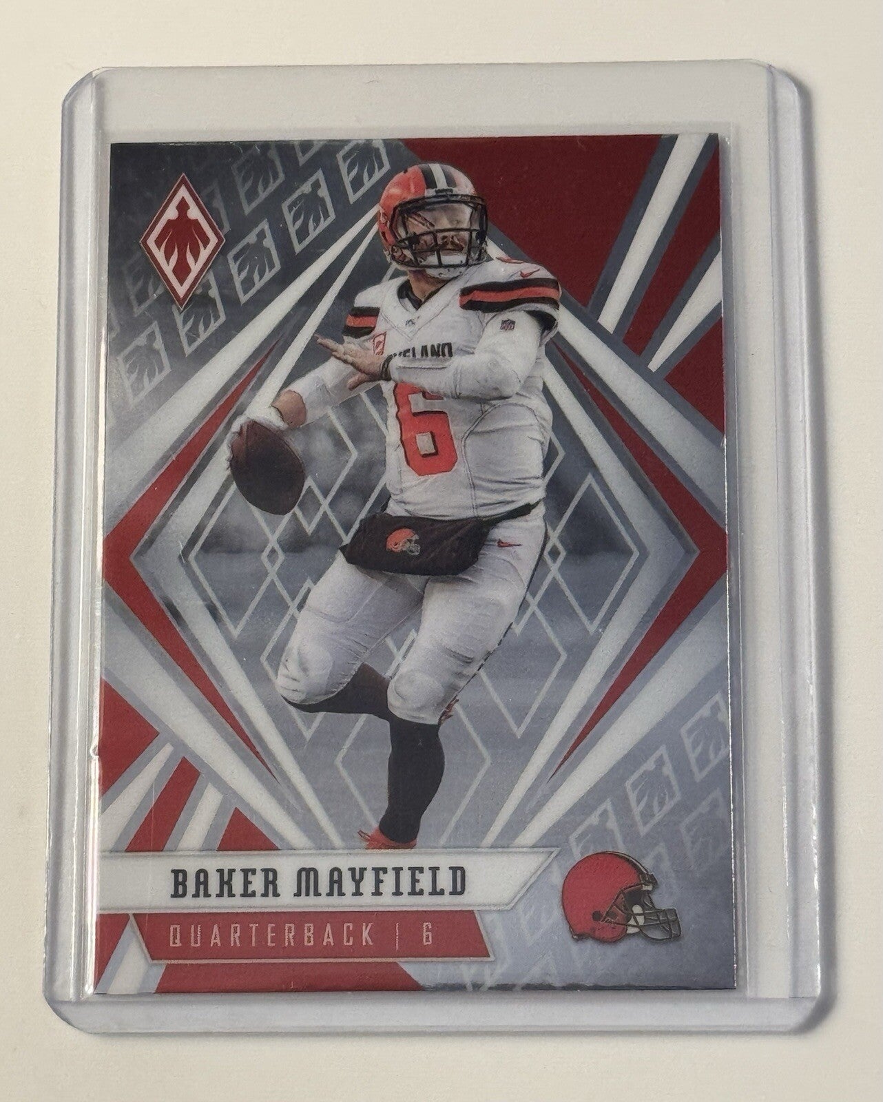2020 Panini Phoenix Fire Burst Baker Mayfield - NFL Cleavland Browns/TB Bucs #58