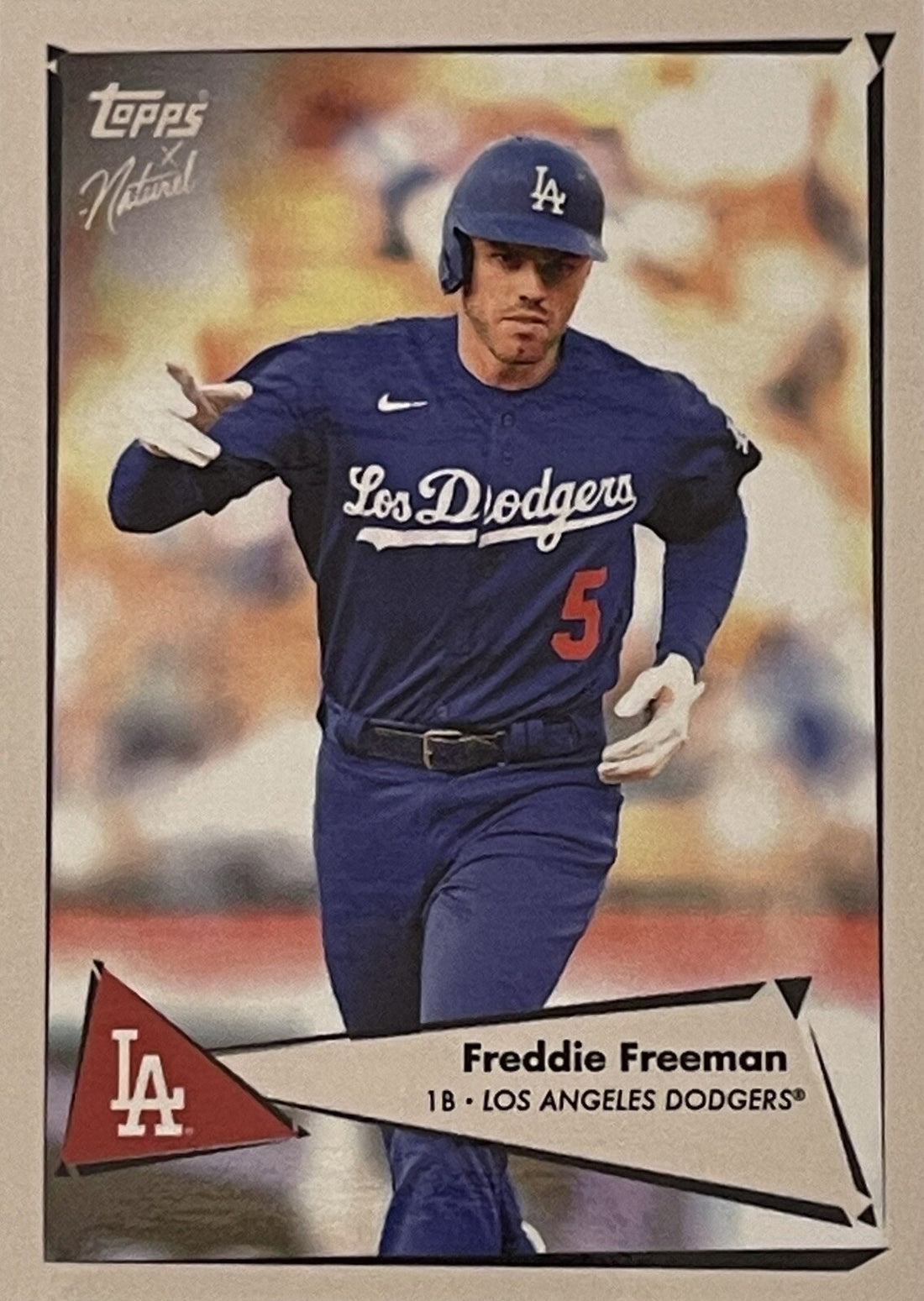 2022 Topps X 1952 Topps by Naturel Freddie Freeman - MLB LA Dodgers Baseball #23