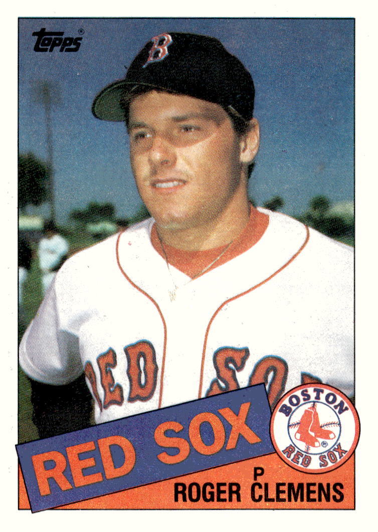 1985 Topps Roger Clemens MLB Boston Red Sox Baseball Card 181 Hall OF Fame MINT!