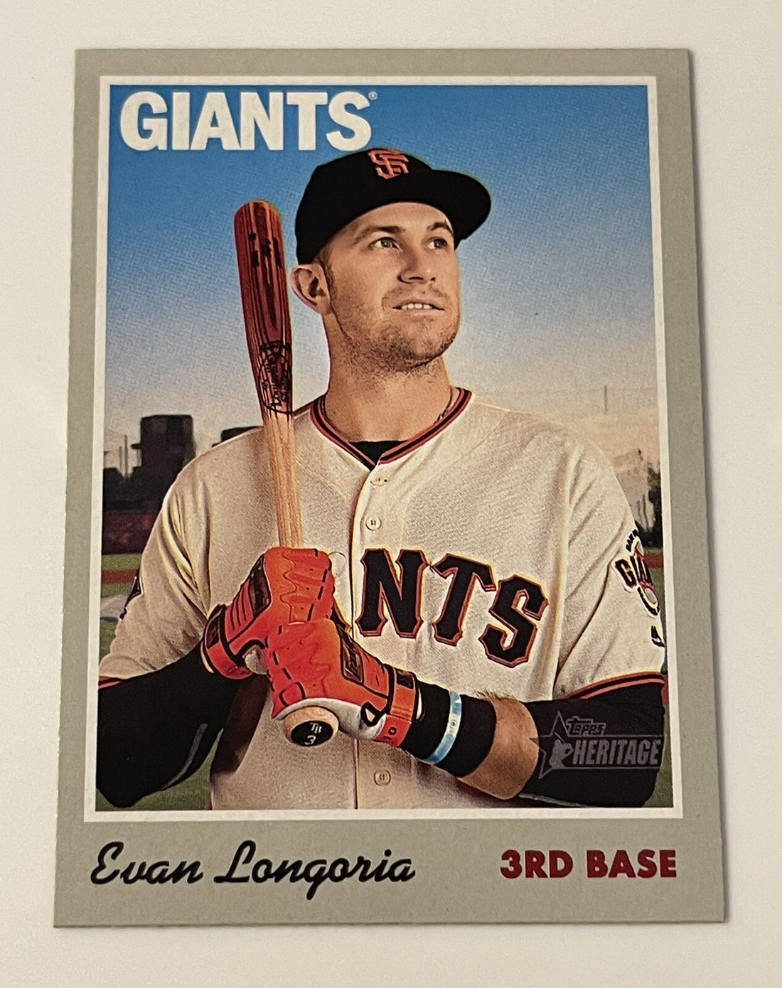 2019 Topps Heritage Evan Longoria* #42  - MLB San Francisco Giants/Diamondbacks*