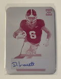 1/1 Limited Editon! DOMINIC LOVETT RC Auto UGA 2024 LEAF METAL XRC - PRINT PLATE