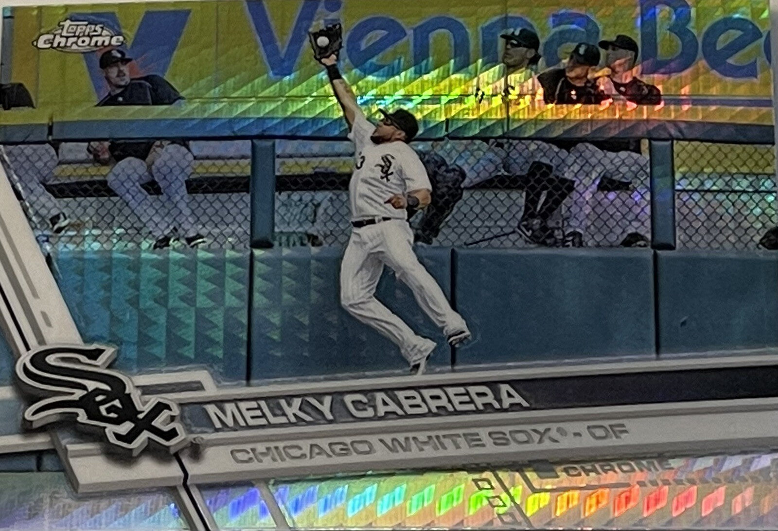 Melky Cabrera 2017 Topps Chrome Refractor Baseball #166 - MLB Chicago White Sox*