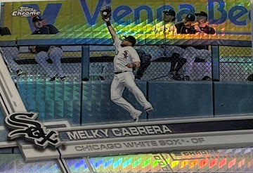 Melky Cabrera 2017 Topps Chrome Refractor Baseball #166 - MLB Chicago White Sox*