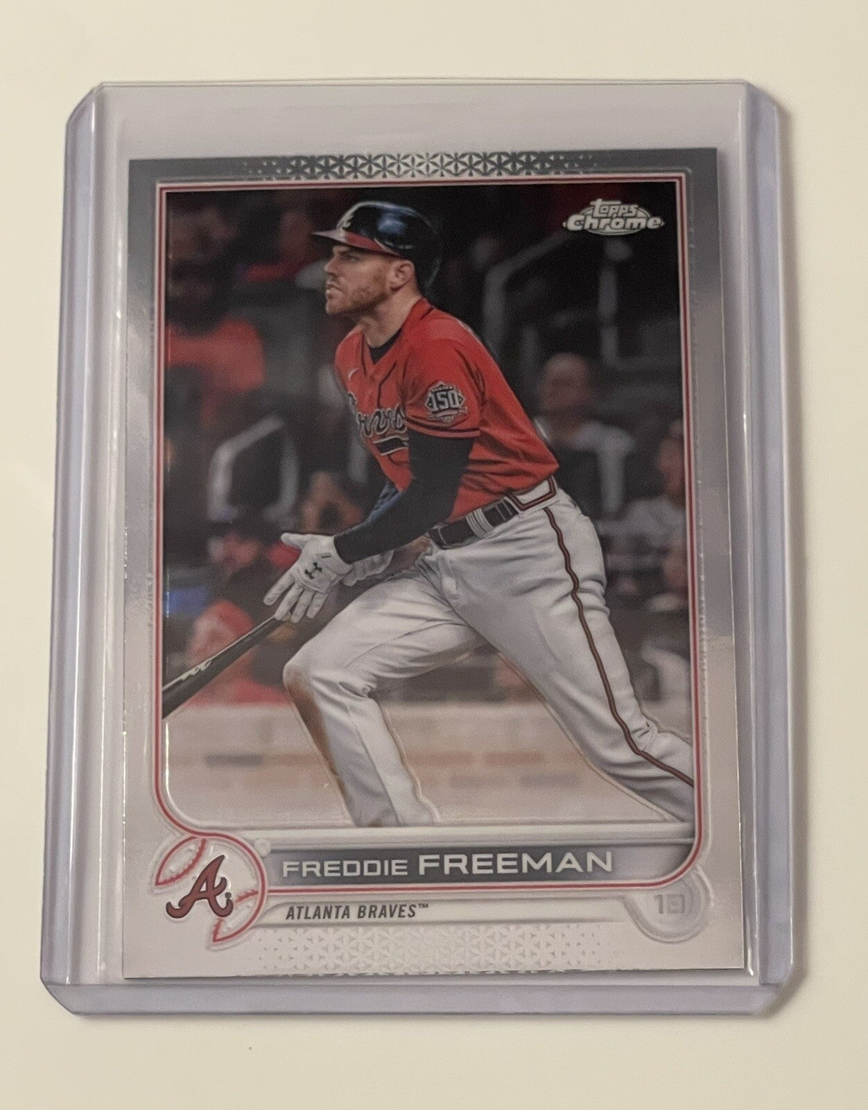 Freddie Freeman* - 2022 Topps Chrome Card #14 - MLB Atlanta Braves - WS Champion
