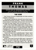1992 Fleer #712 Frank Thomas