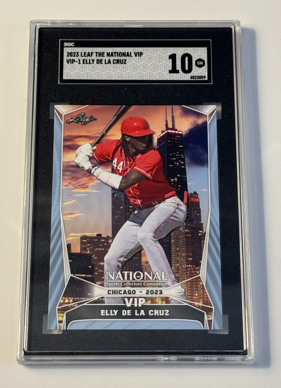 2023 Lead National Convention ELLY DE LA CRUZ VIP-1 VIP Cincinnati Reds - SGC 10