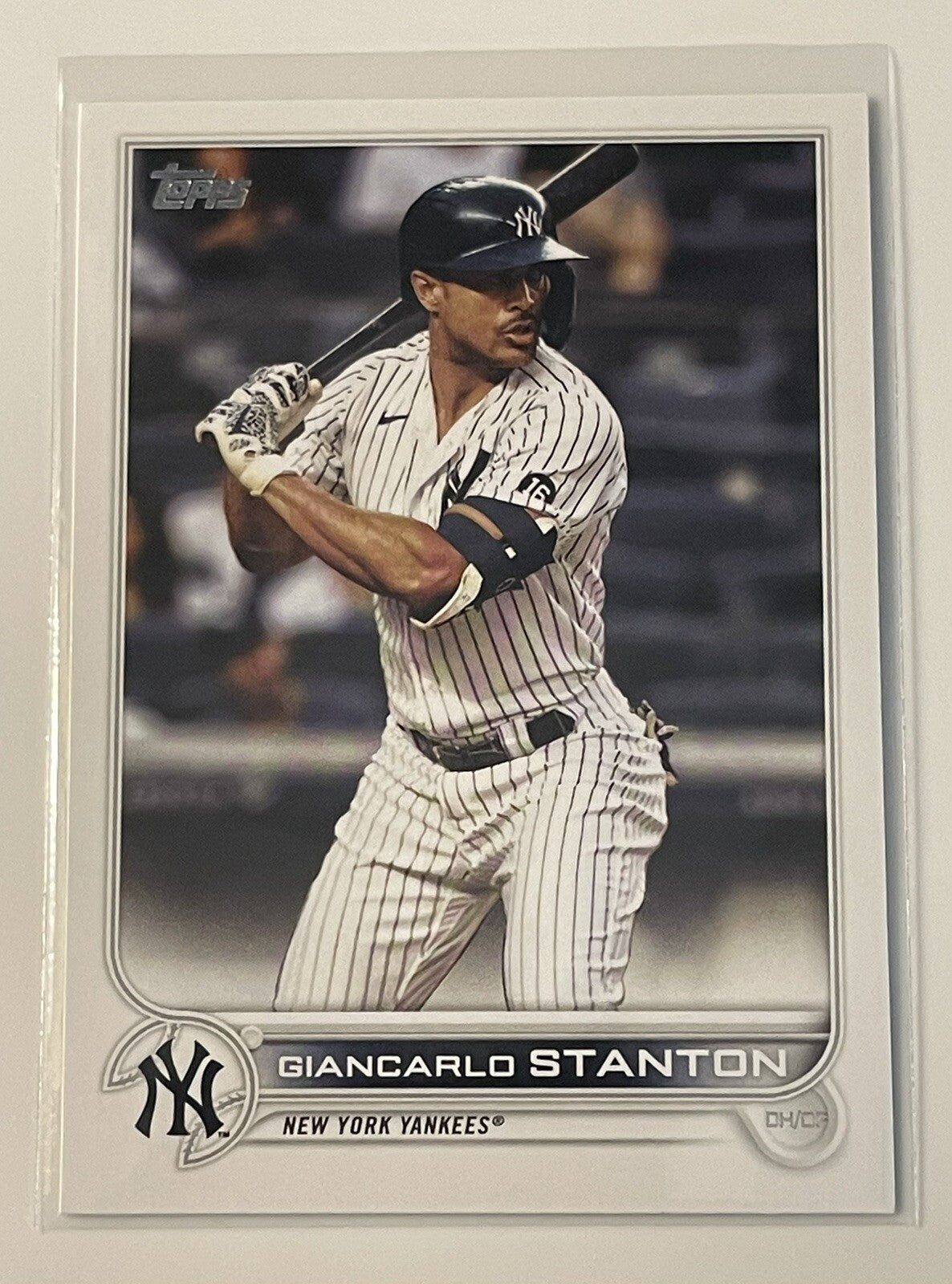 2022 Topps Series 1 - Giancarlo Stanton- Card #650 MLB New York Yankees Baseball