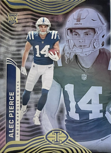 ALEC PIERCE* - RC ROOKIE LIGHT BLUE HOLOFOIL - NFL COLTS- 2022 PANINI ILLUSIONS*