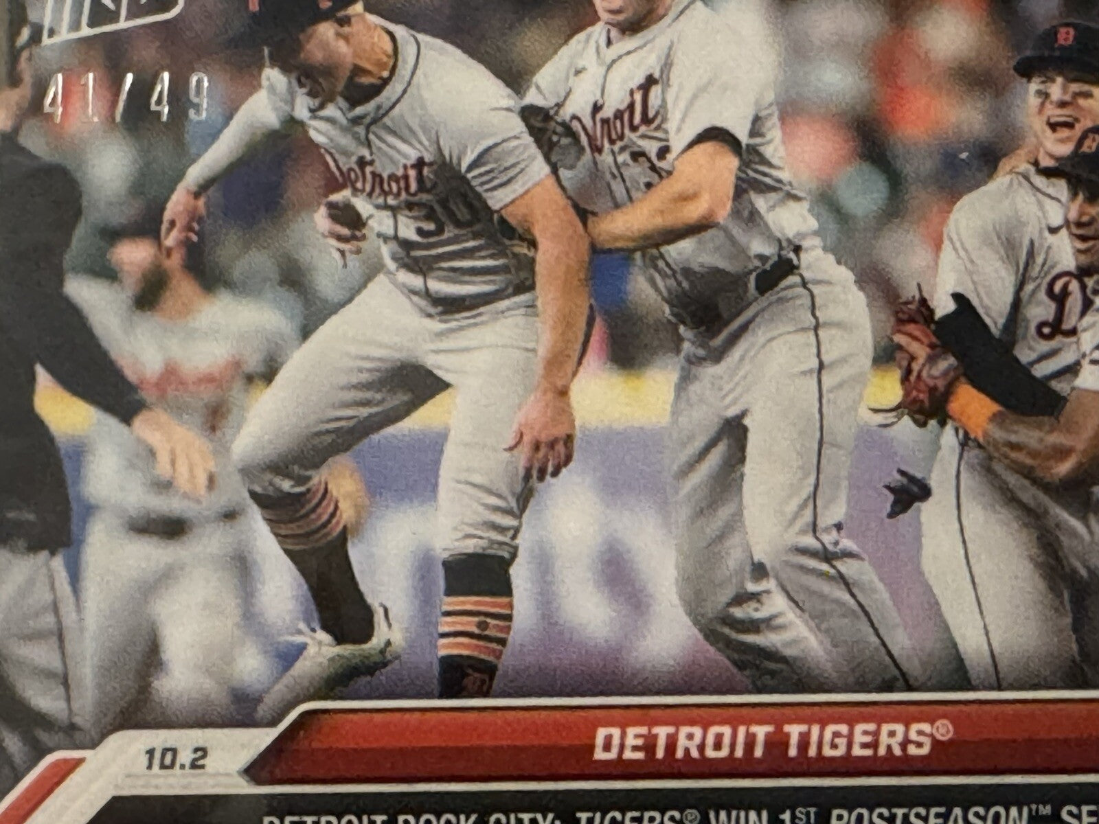 41/49 Detroit Tigers Team* 2024 MLB Topps NOW Baseball 791 - WILDCARD POSTSEASON