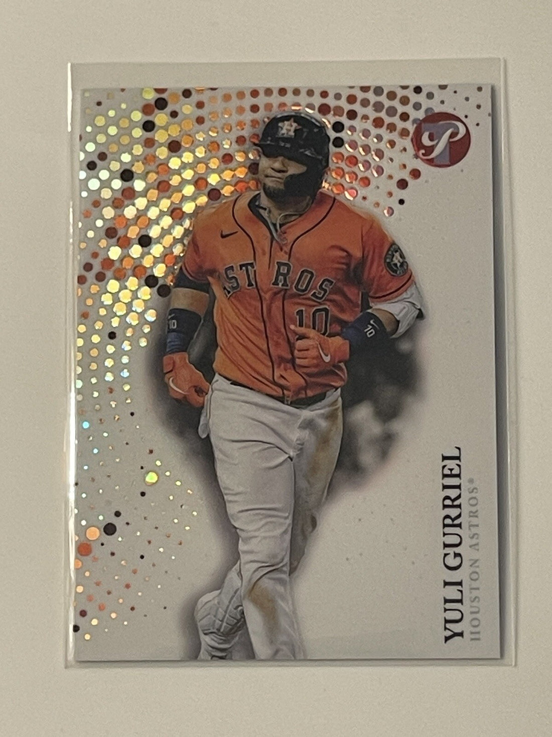 2022 Topps Pristine Yuli Gurriel - Gold Refractor - MLB Houston Astros Card #191