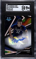 2022-23 Bowman U Best Donovan Clingan Auto Best OF '22-23 #BOADC UCONN/NBA SGC 9