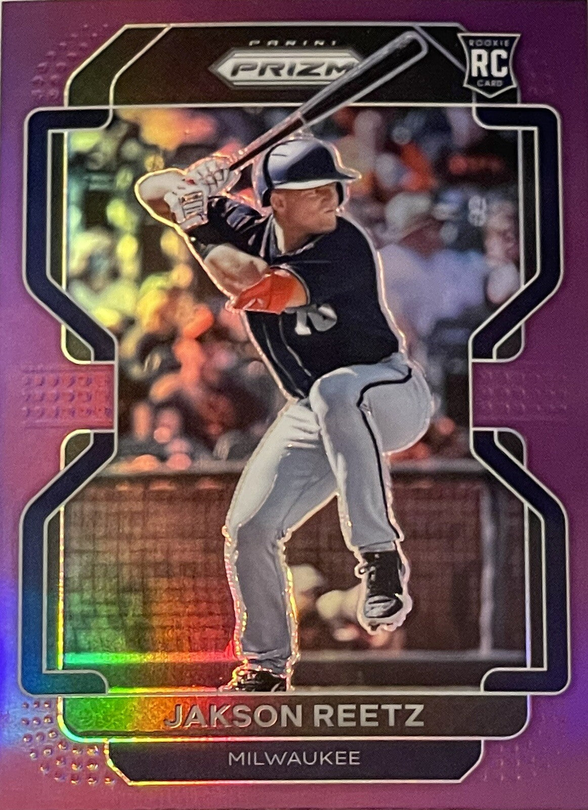 2021 Panini Prizm - JAKSON REETZ RC Purple Prizm Rookie Card #59 MLB Brewers