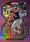 2021 Panini Prizm - JAKSON REETZ RC Purple Prizm Rookie Card #59 MLB Brewers