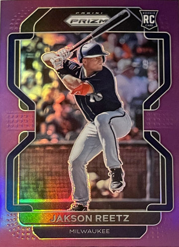 2021 Panini Prizm - JAKSON REETZ RC Purple Prizm Rookie Card #59 MLB Brewers