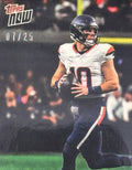 7/25* Bo Nix 2024 Topps NOW Football Card Denver Broncos RC PURPLE VARIATION #13