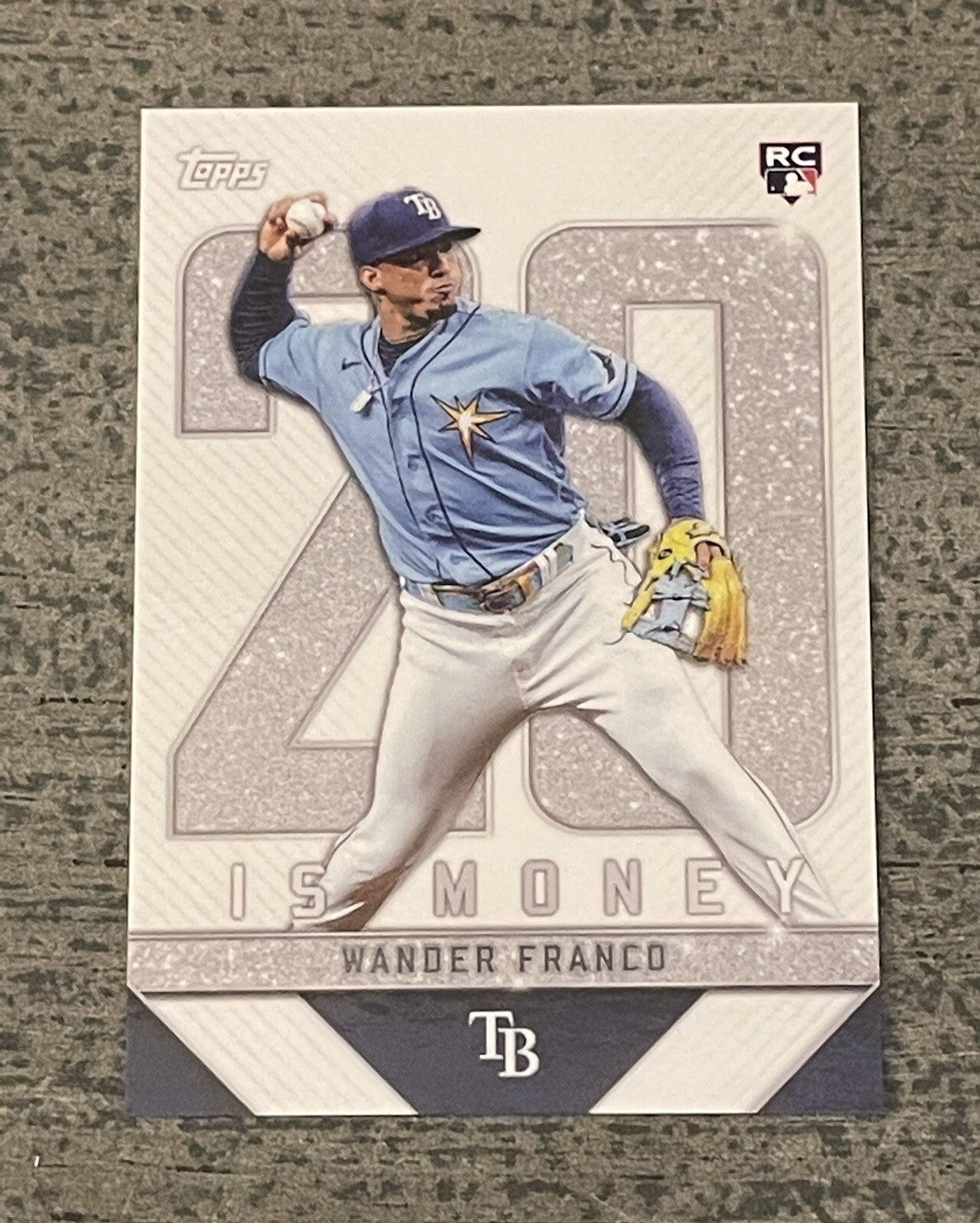 WANDER FRANCO RC 2022 Topps X Wander Franco Collection #60 MLB Tampa Bay Rays.