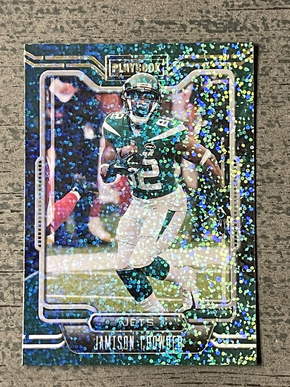 2021 Playbook Sparkle Jamison Crowder NFL Parallel Card #86 NFL NY Jets Football