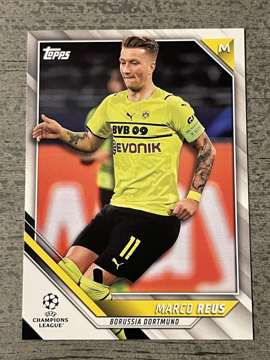 2021-22 Topps UEFA Champions League - Marco Rues #178 Borussia Dortmund MINT!
