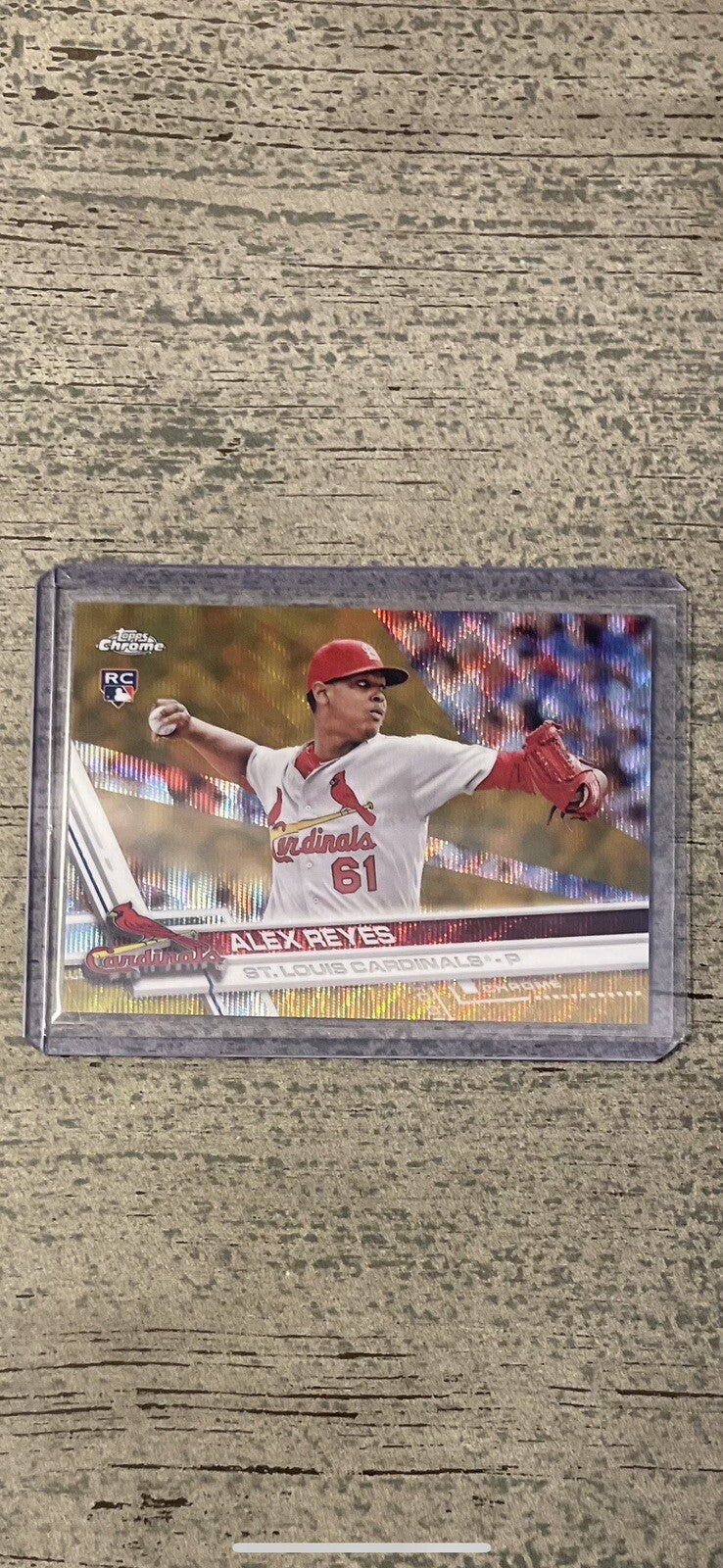 2017 Topps Chrome - Alex Reyes - #66 - 11/50 RC Refractor - St. Louis Cardinals