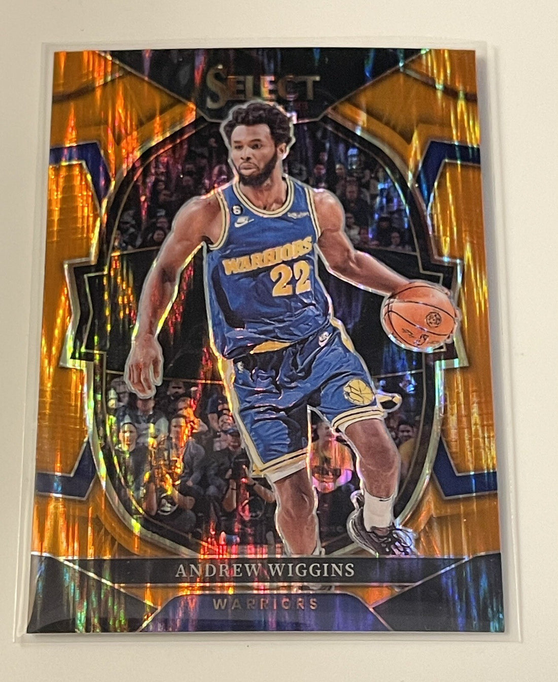 2022-23 Panini Select Orange Flash Prizm Andrew Wiggins Basketball #10 Warriors*