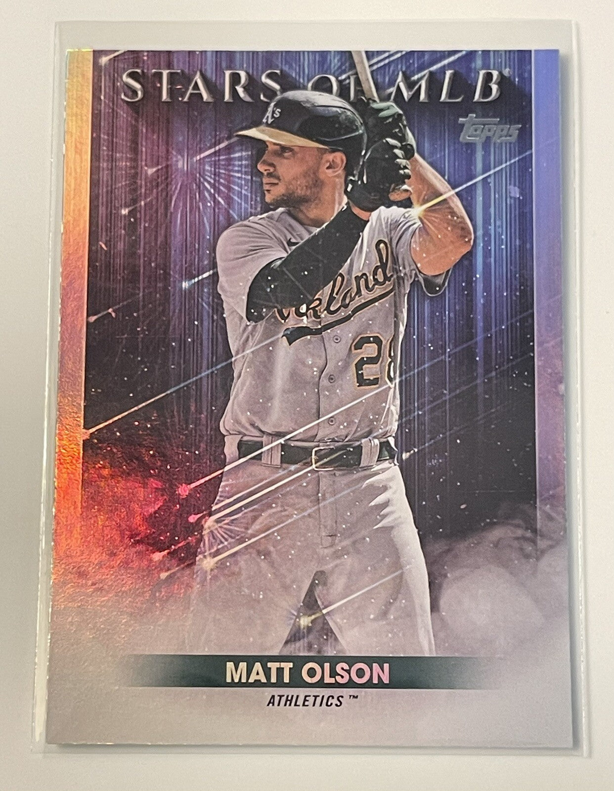 2022 Topps Series 1 Matt Olson #SMLB-50 Stars of MLB - Oakland Athletics/Braves*