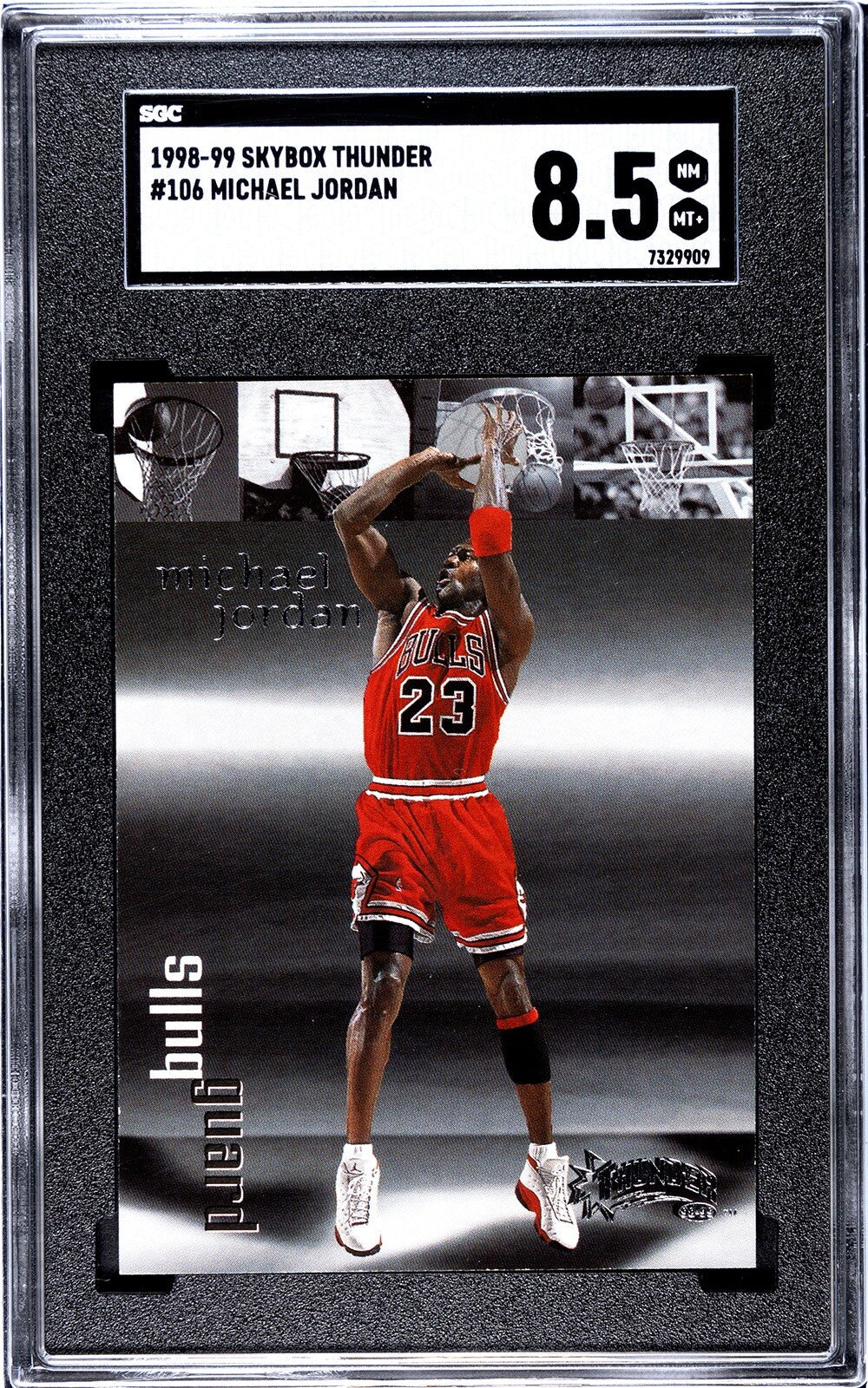 1998-99 Skybox Thunder Michael Jordan HOF NBA Chicago Bulls Card #106 - SGC 8.5
